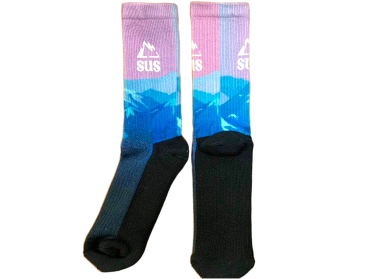 Mountain Skyline Recycled Socks by SUS