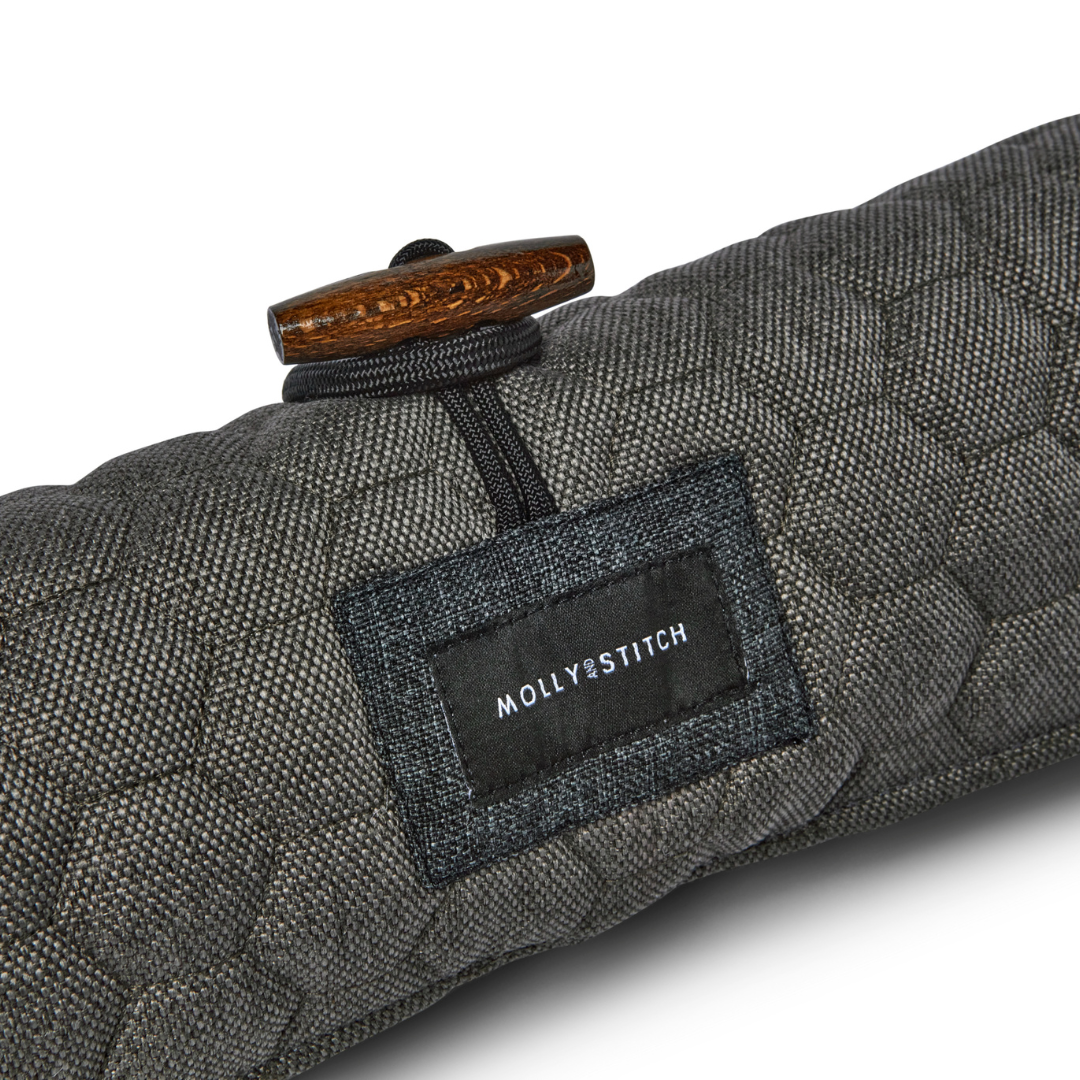 Honeycomb Dog Travel Mat - Grey by Molly And Stitch US