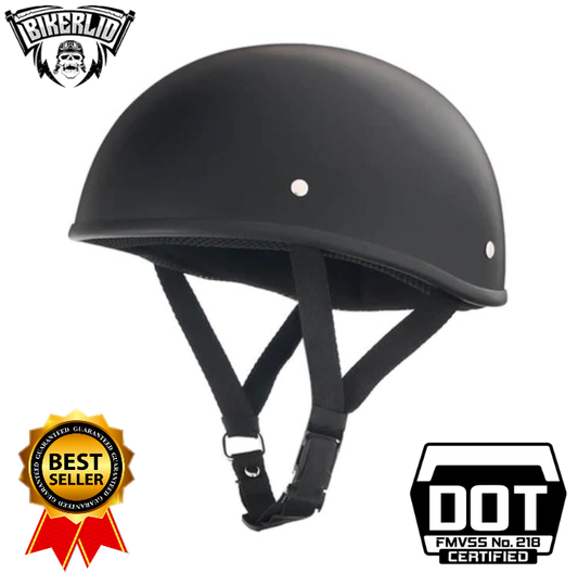 Beanie Helmet - Low Profile Motorcycle Helmet | Biker Lid CLICK ADD TO CART TO GET FREE SUNGLASSES DEAL (value $19.95) by BikerLid