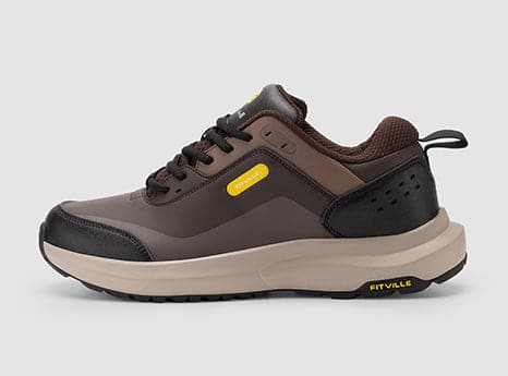 FitVille Men's Low-top Rugged Core Hiking Shoes by FitVille