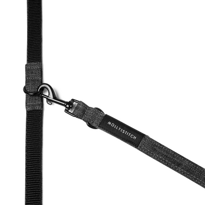 Soft Rock Adjustable Leash - Black by Molly And Stitch US
