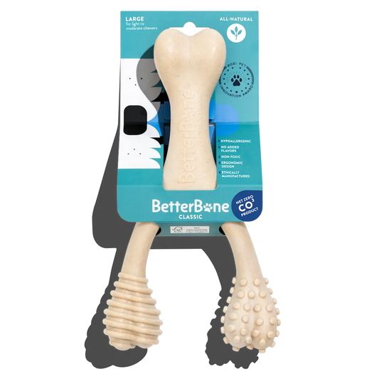 BetterBone SOFT - Classic, All-Natural, Perfect for teething Puppies, Older dogs, LIGHT chewers by The Better Bone Natural Dog Bone