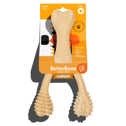 BetterBone HARD- Tough, SUPER Durable All-Natural, Dog Chews - For Aggressive Chewers. by The Better Bone Natural Dog Bone