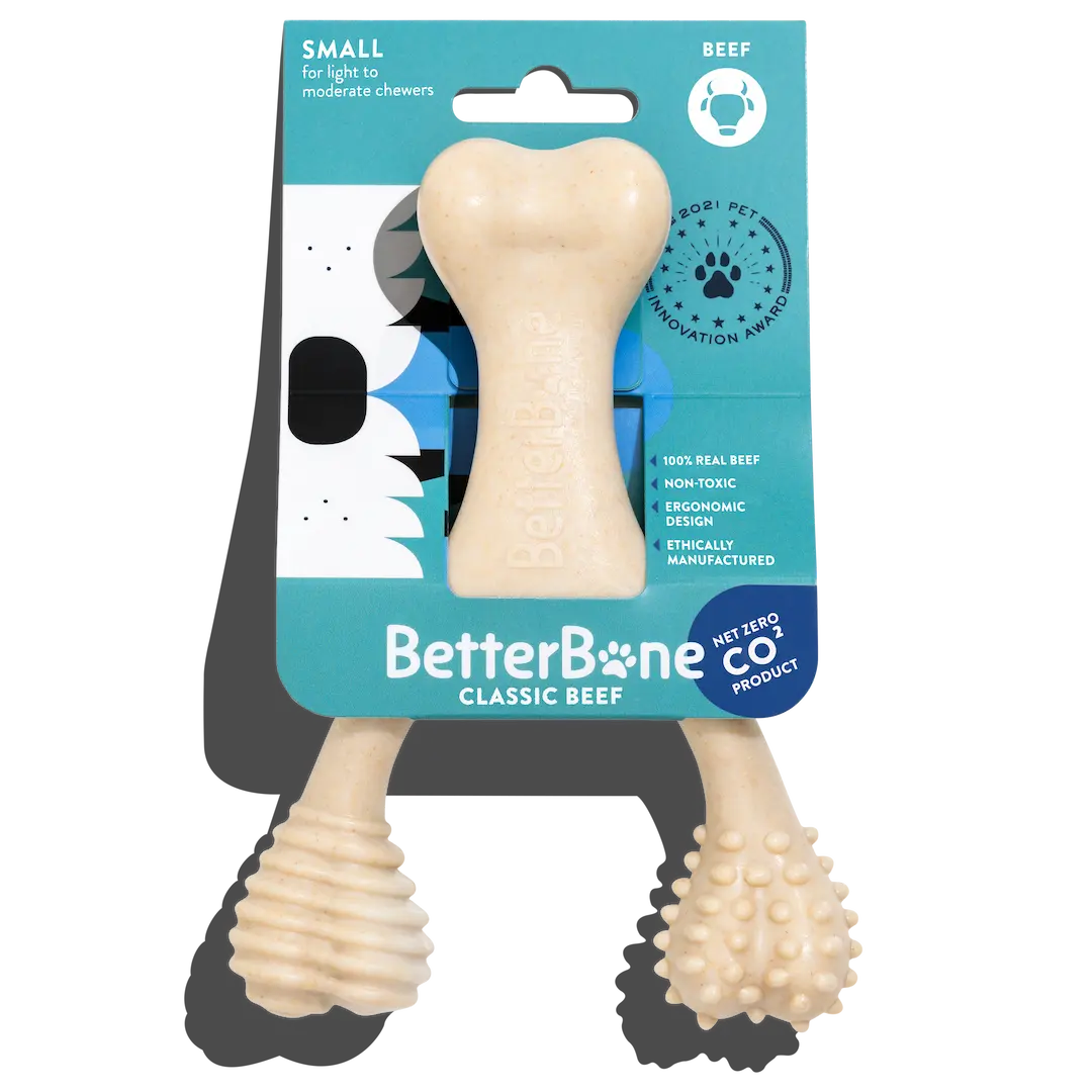 BetterBone SOFT - Classic, All-Natural, Perfect for teething Puppies, Older dogs, LIGHT chewers by The Better Bone Natural Dog Bone
