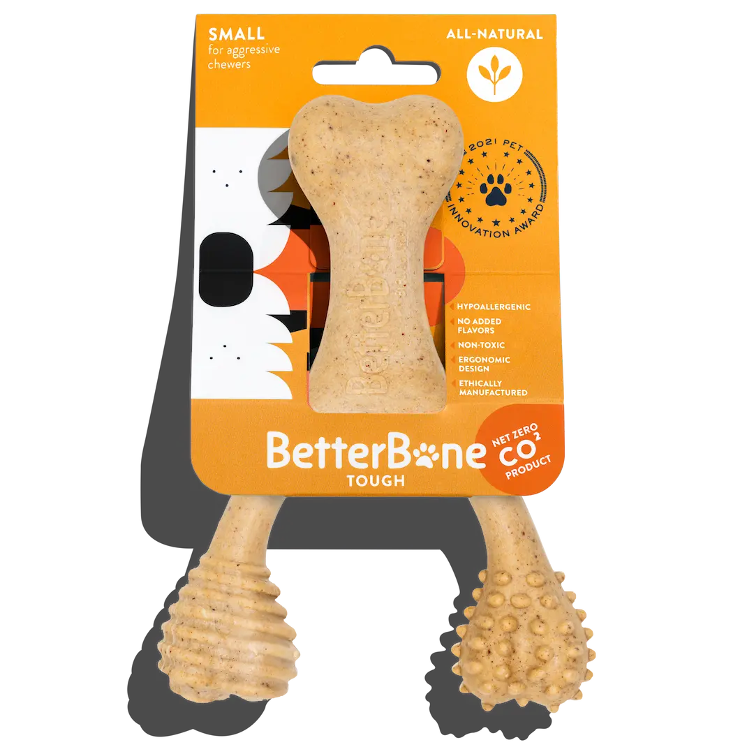 BetterBone HARD- Tough, SUPER Durable All-Natural, Dog Chews - For Aggressive Chewers. by The Better Bone Natural Dog Bone