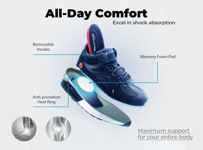 FitVille Men's High-top Rebound Core Shoes by FitVille