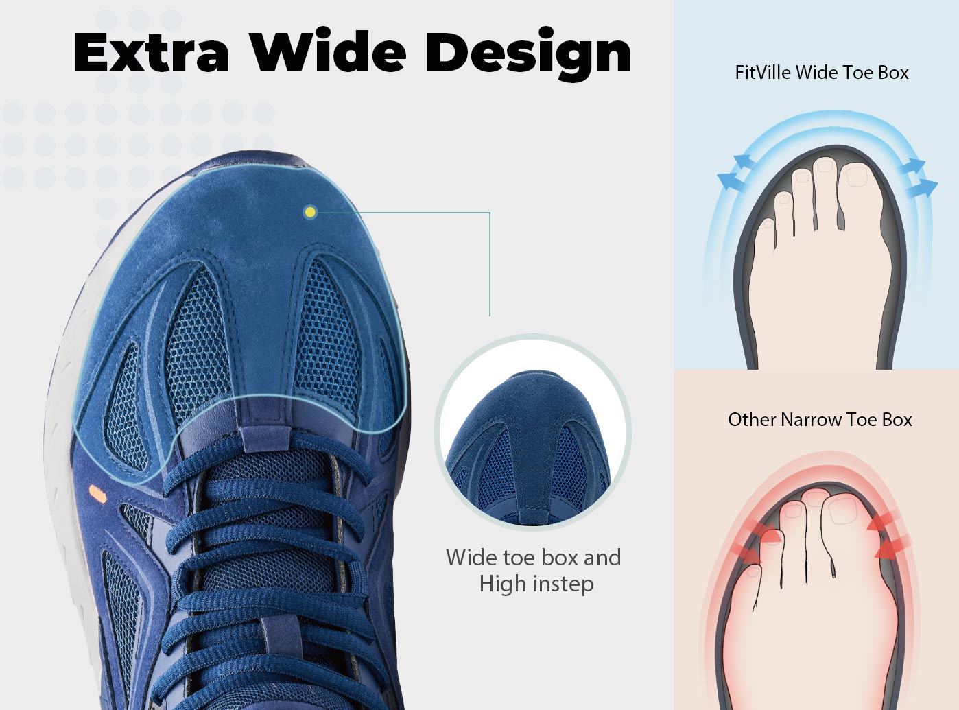 FitVille Men's Rebound Core Shoes by FitVille