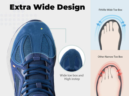 FitVille Men's High-top Rebound Core Shoes by FitVille