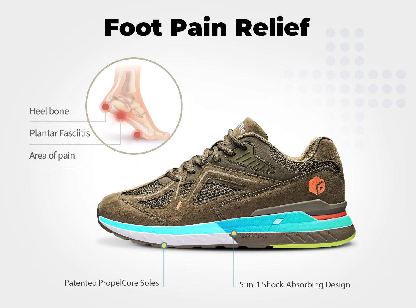 FitVille Men's Rebound Core Shoes by FitVille