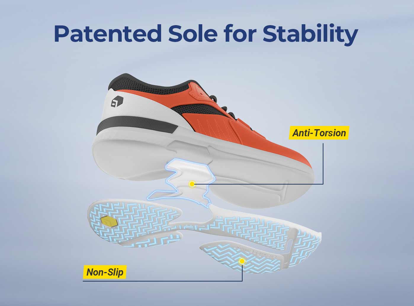 FitVille Men's Amadeus Tennis & Pickleball Court Shoes by FitVille