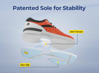 FitVille Men's Amadeus Tennis & Pickleball Court Shoes by FitVille