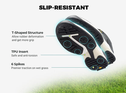 FitVille Men's SpeedEx Golf Shoes by FitVille