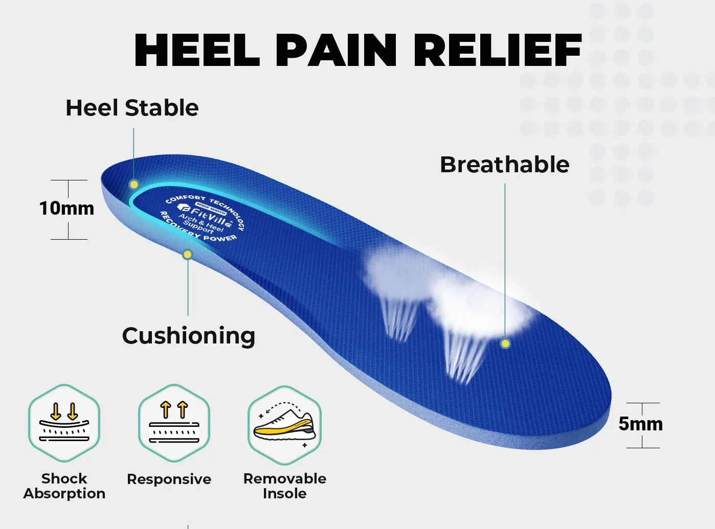 FitVille Men's Low-Top Sturdy Core Hiking Shoes by FitVille