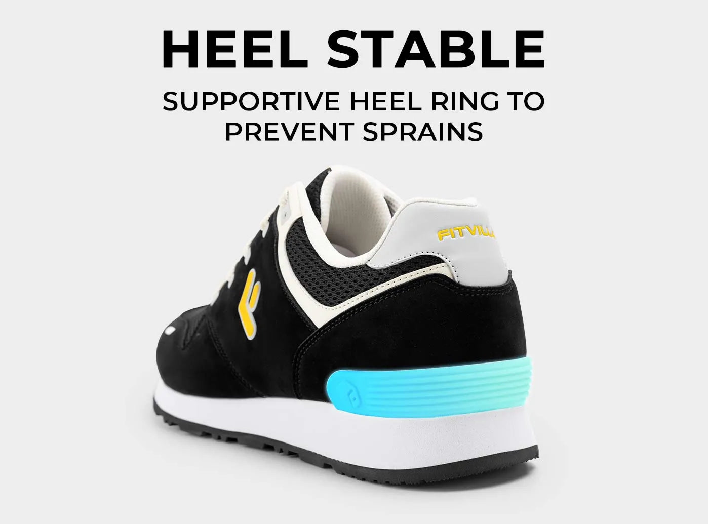 FitVille Men's ArchPower Comfy Sneaker by FitVille