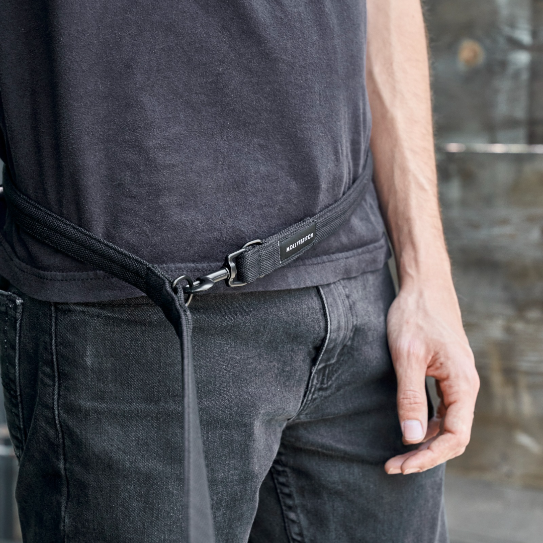 Soft Rock Adjustable Leash - Black by Molly And Stitch US