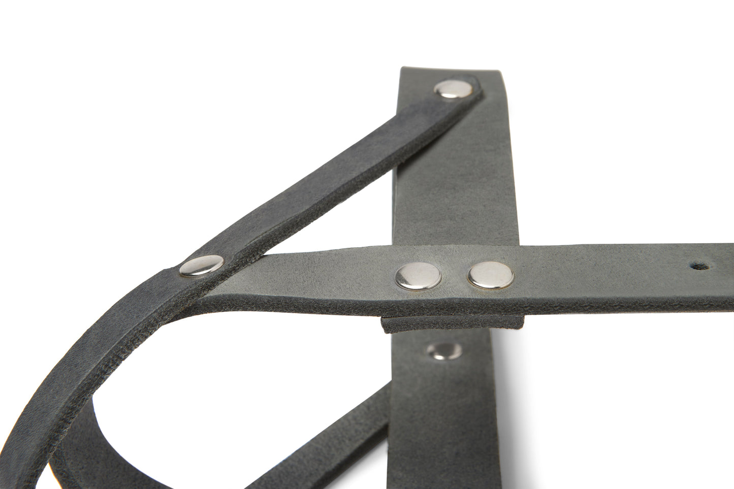 Butter Leather Dog Harness - Timeless Grey by Molly And Stitch US