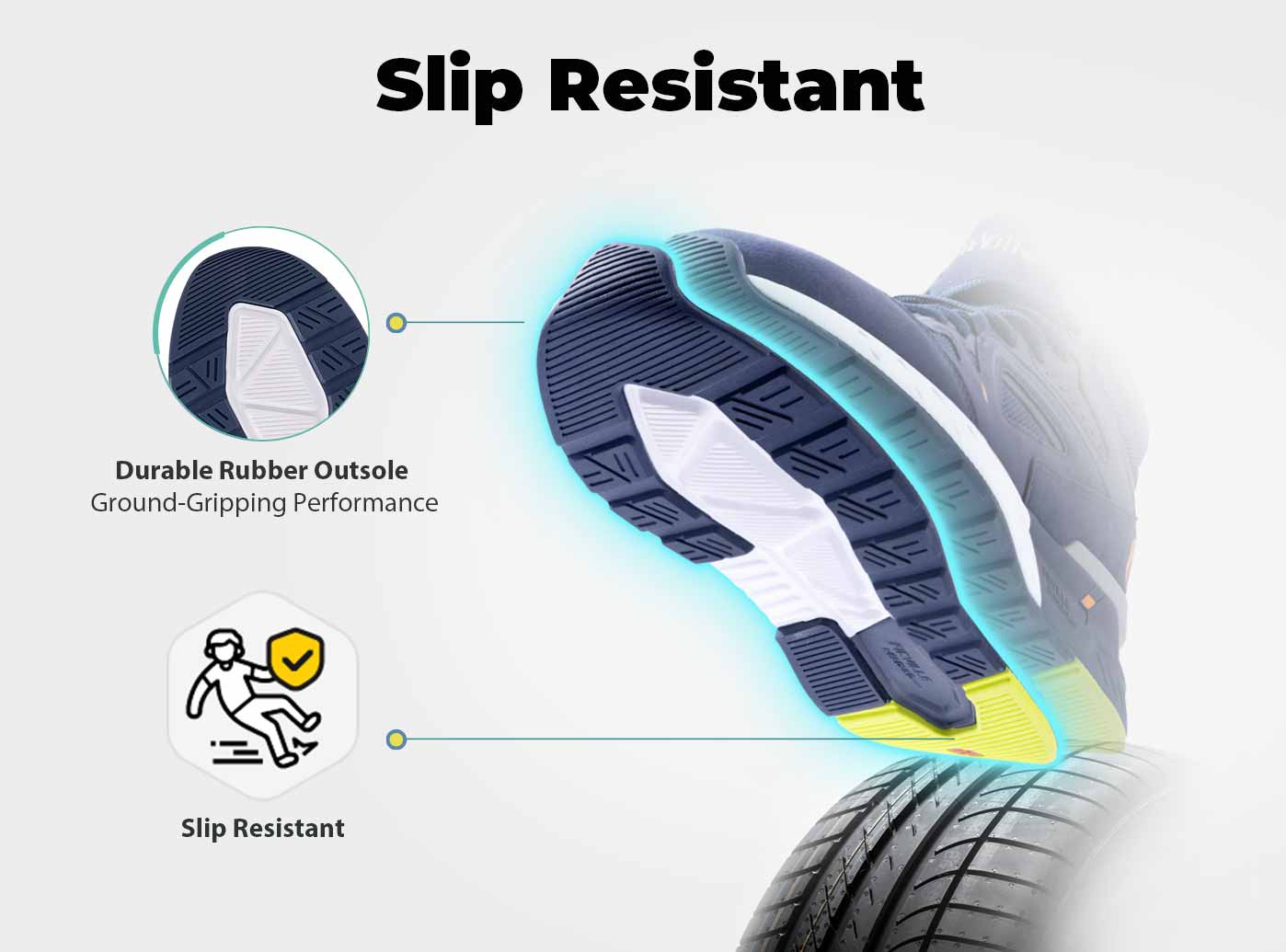 FitVille Men's High-top Rebound Core Shoes by FitVille