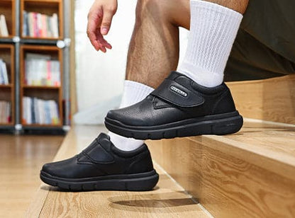 FitVille Men's EasyTop Deluxe Dress Shoes by FitVille