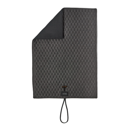 Honeycomb Dog Travel Mat - Charcoal by Molly And Stitch US