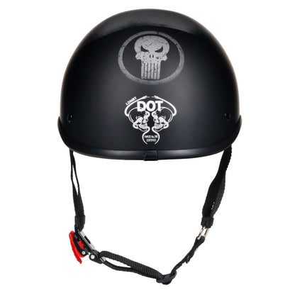 Polo Skull Print DOT Motorcycle Helmet USA | Biker Lid by BikerLid