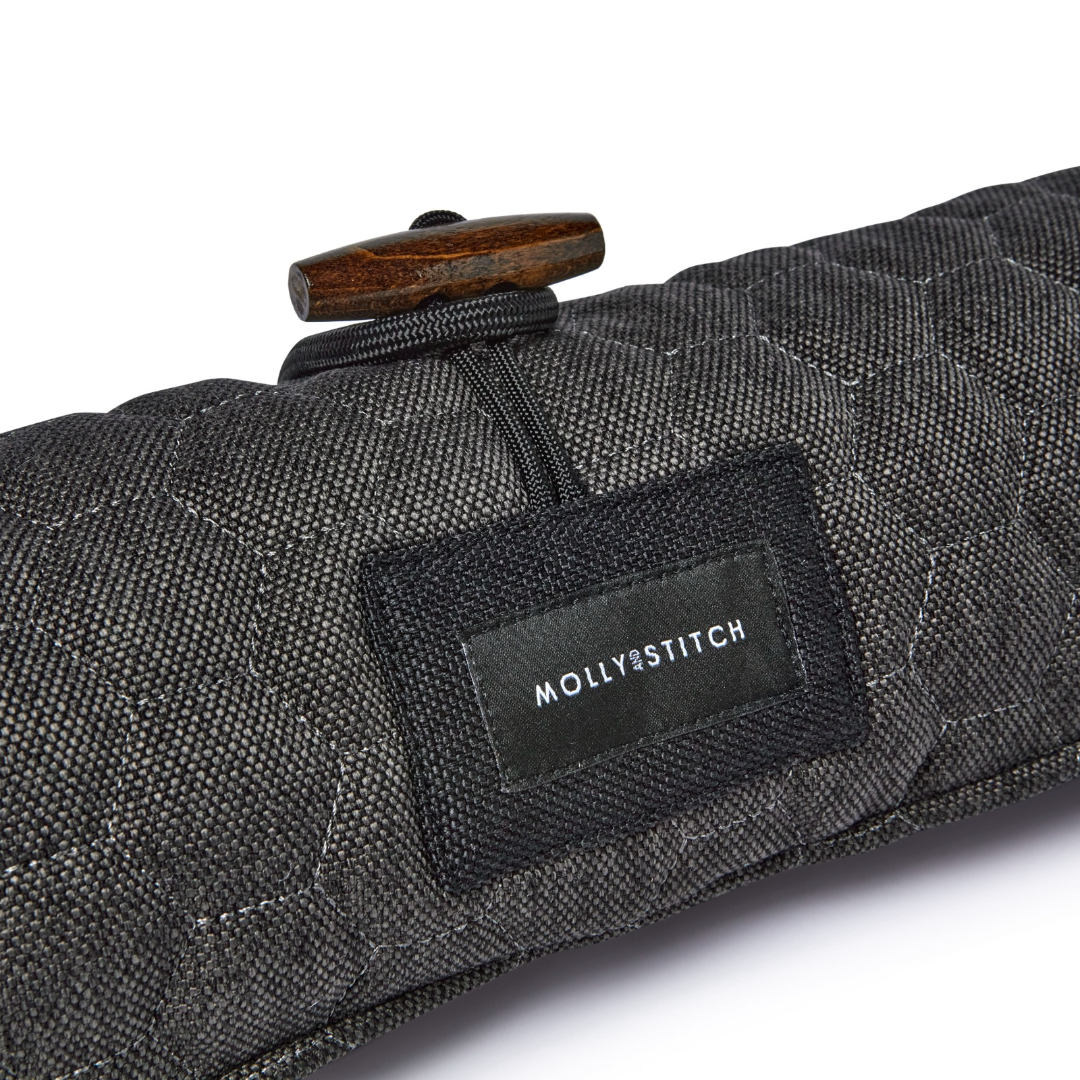 Honeycomb Dog Travel Mat - Charcoal by Molly And Stitch US