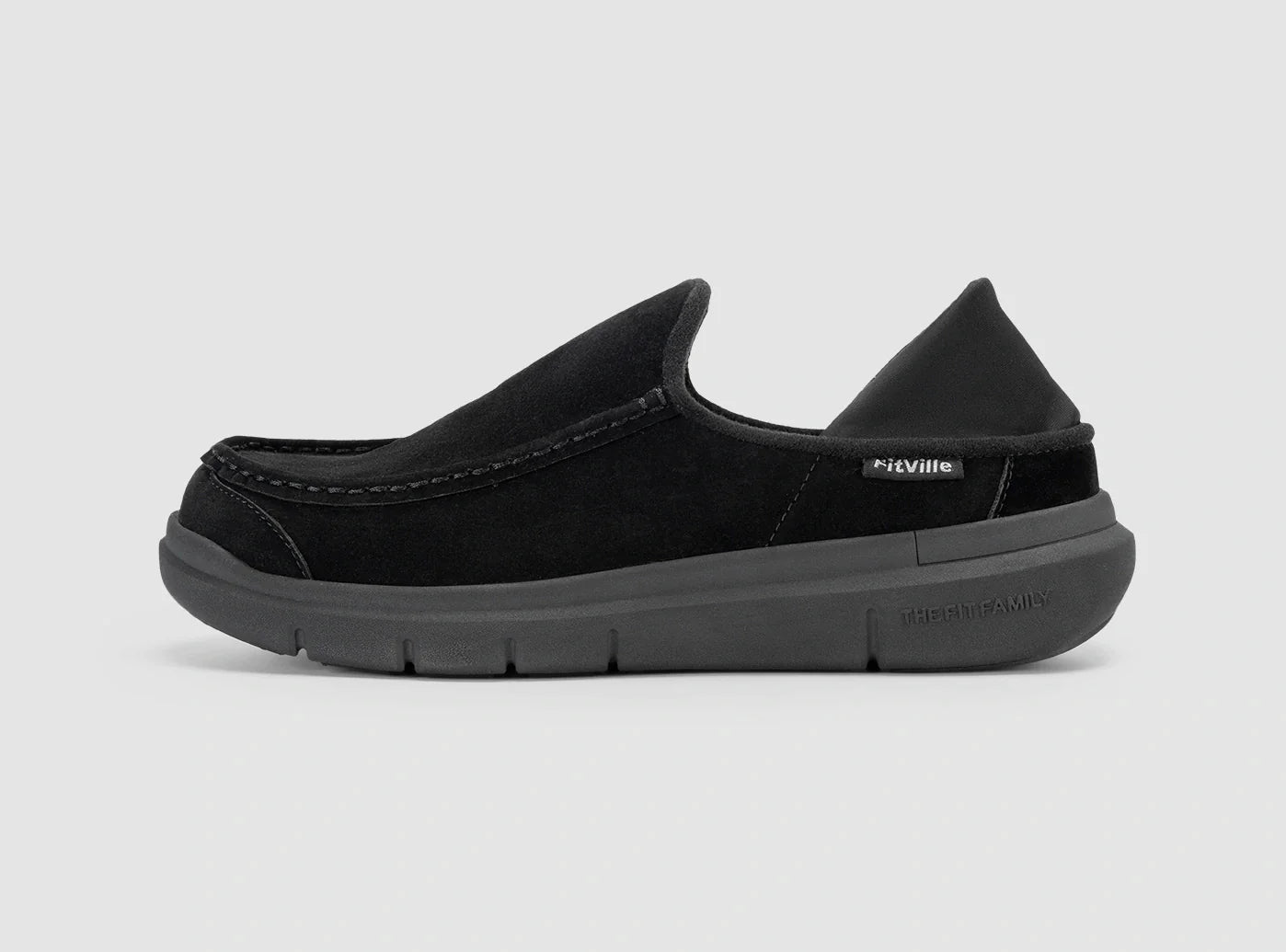 FitVille Men's Flex Moccasin Slippers V1 by FitVille