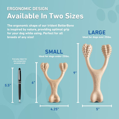 BetterBone HARD- Tough, SUPER Durable All-Natural, Dog Chews - For Aggressive Chewers. by The Better Bone Natural Dog Bone