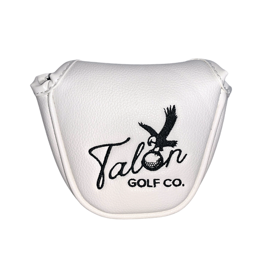 Eagle Mallet Putter Cover - White by Talon Golf