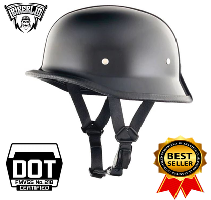 German Mayan Style Motorcycle Helmet Black | Biker Lid by BikerLid