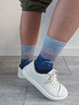 Mountain Skyline Recycled Socks by SUS