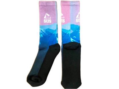 Mountain Skyline Recycled Socks by SUS