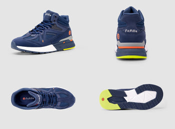 FitVille Men's High-top Rebound Core Shoes by FitVille