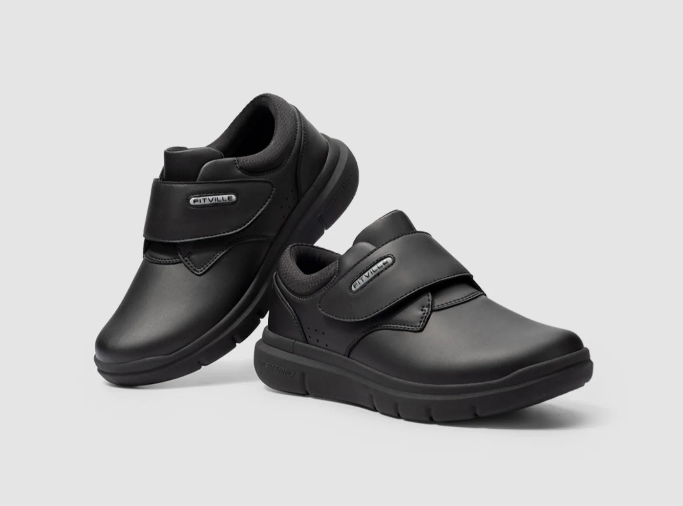 FitVille Men's EasyTop Deluxe Dress Shoes by FitVille