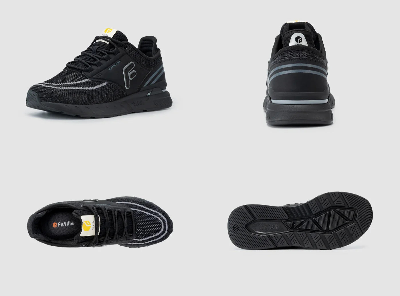 FitVille Men's Stride Core Running Shoes by FitVille