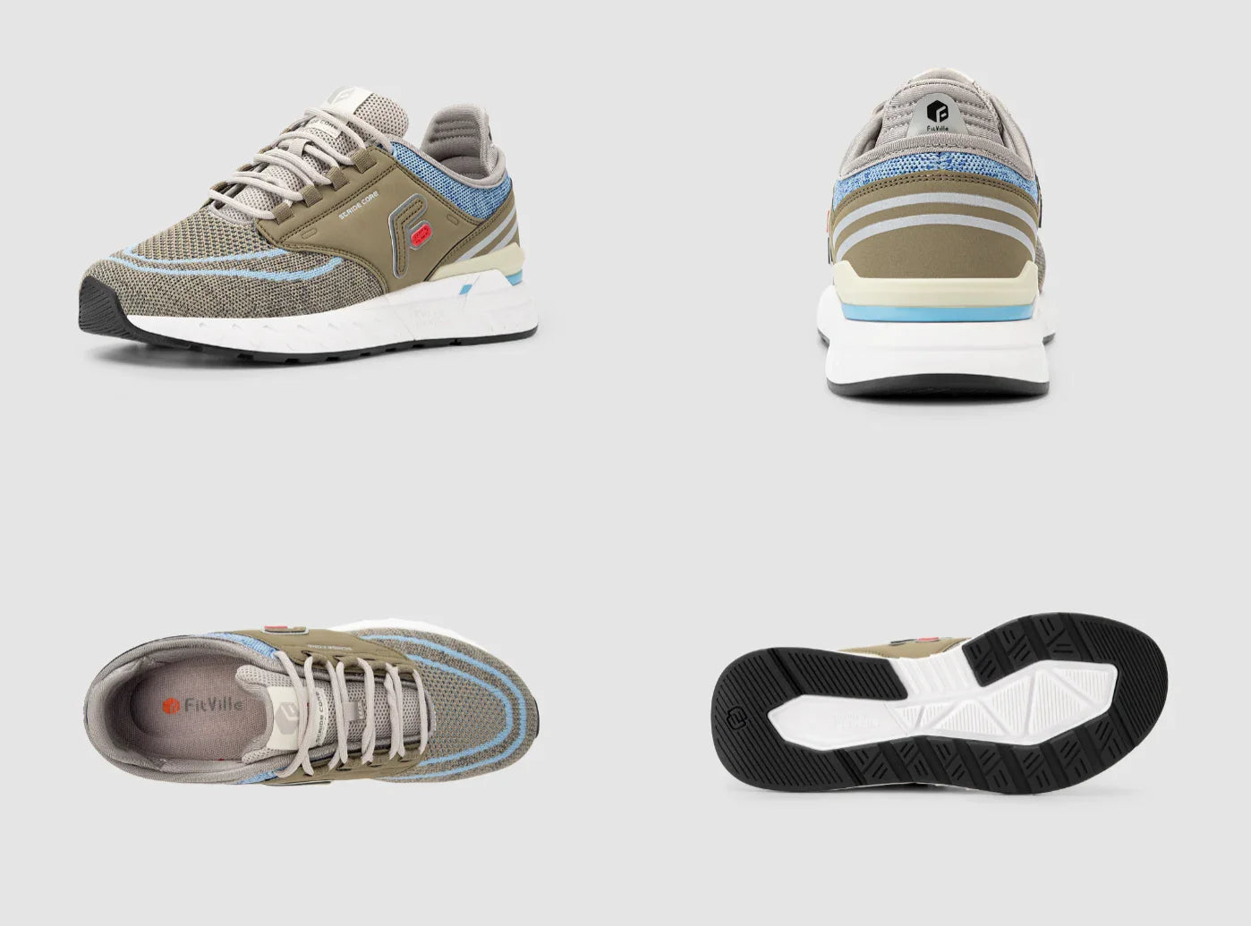 FitVille Men's Stride Core Running Shoes by FitVille