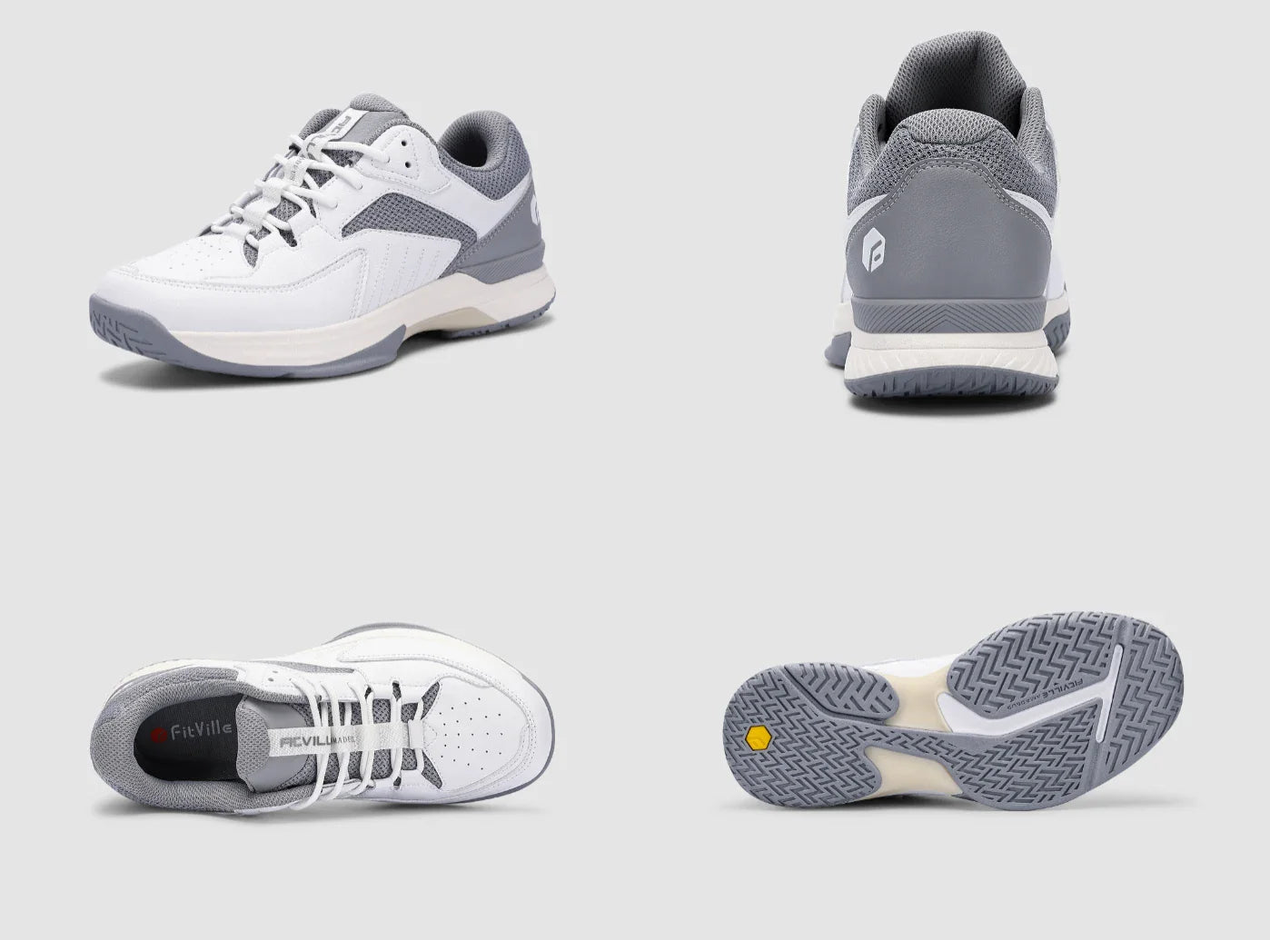 FitVille Men's Amadeus Tennis & Pickleball Court Shoes by FitVille