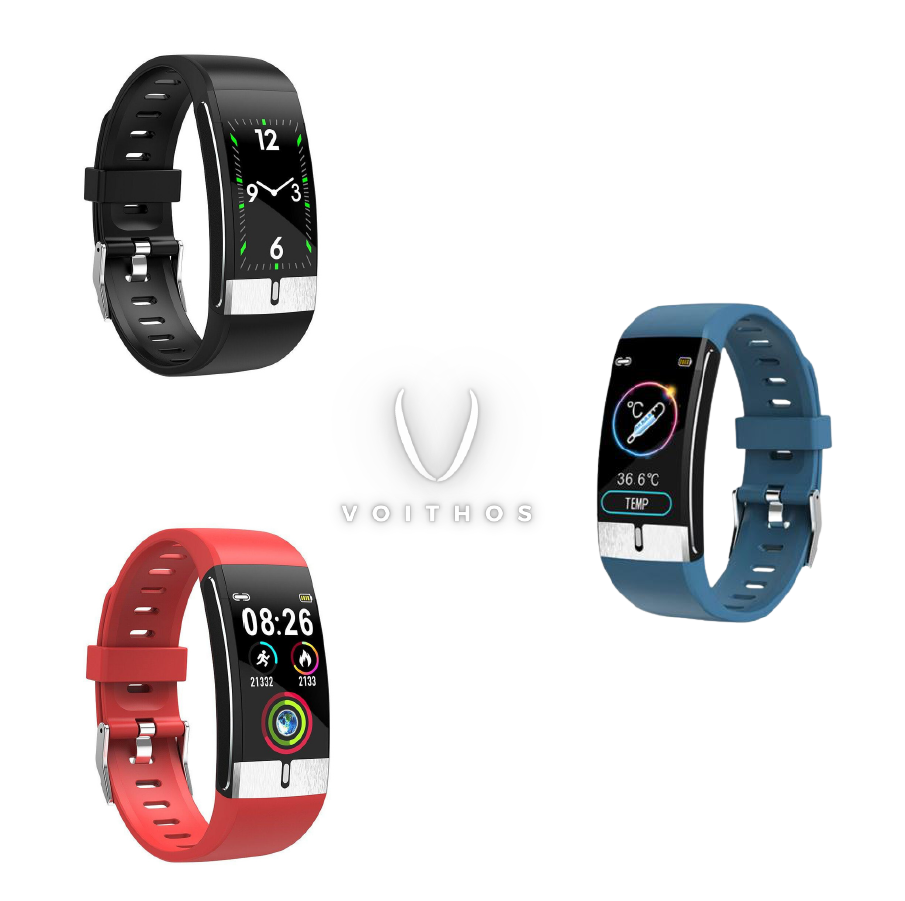 VOITHOS Smart Band Blood Pressure Heart Rate & Body Temperature Monitor with ECG & PPG by ALL TECH ADDICT