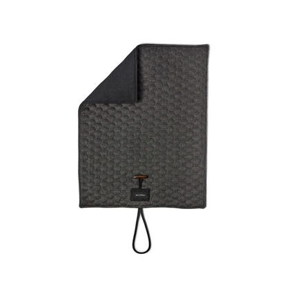 Honeycomb Dog Travel Mat - Charcoal by Molly And Stitch US