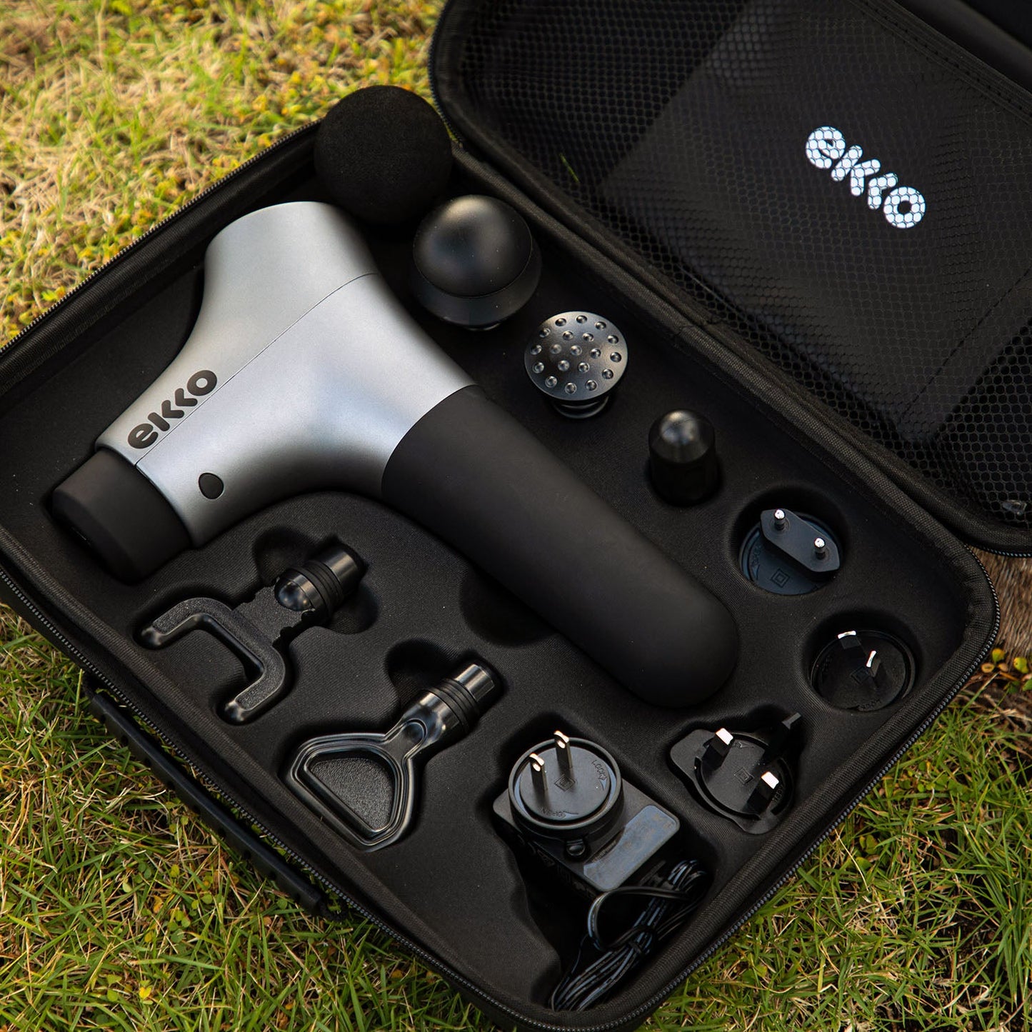 Ekko One Pro Edition [2022] Athlete Tested Percussive Therapy Smart Sports Massager with Accessories and Carrying Case - Free Shipping by Mifo USA - The World's Most Advanced Wireless Earbuds for Active Movers - O5, O7