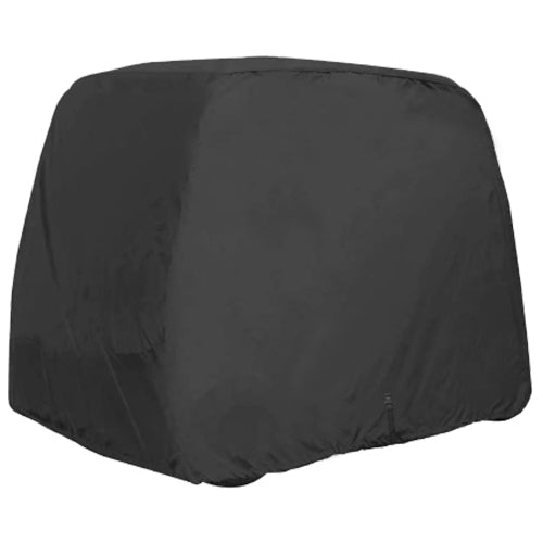 Universal 4 Passengers Golf Cart Cover 210D Water-Resistant UV-Resistant Outdoor Cover Fits For EZGO Club Car Yamaha - Black by VYSN