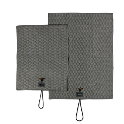 Honeycomb Dog Travel Mat - Grey by Molly And Stitch US