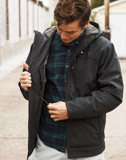 Jarvis Men’s Heated Jacket | Black by Kelvin Coats