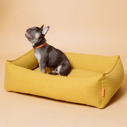 Alpine Dog Bed - Mustard by Molly And Stitch US