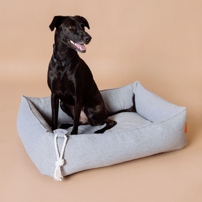 Alpine Dog Bed - Grey by Molly And Stitch US