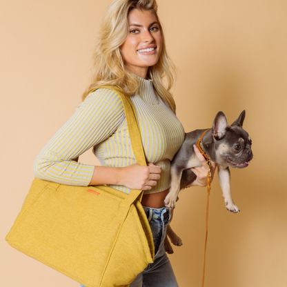 Alpine Dog Carrier - Mustard by Molly And Stitch US