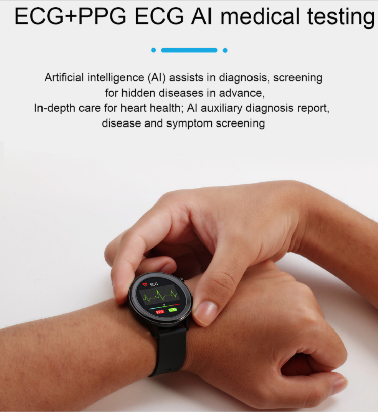 VOITHOS Smart Watch Blood Pressure Heart Rate & Body Temperature Monitor with ECG & PPG by ALL TECH ADDICT