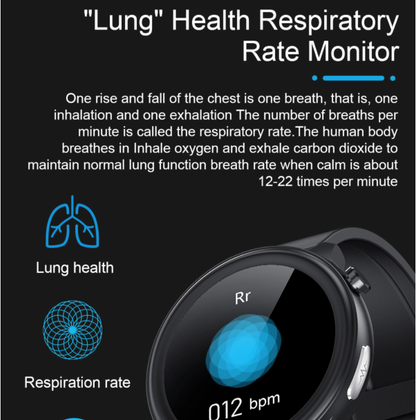 VOITHOS Smart Watch Blood Pressure Heart Rate & Body Temperature Monitor with ECG & PPG by ALL TECH ADDICT