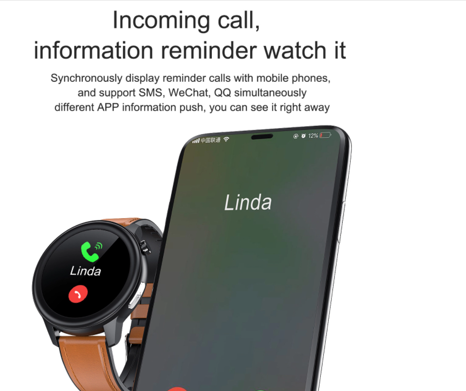 VOITHOS Smart Watch Blood Pressure Heart Rate & Body Temperature Monitor with ECG & PPG by ALL TECH ADDICT