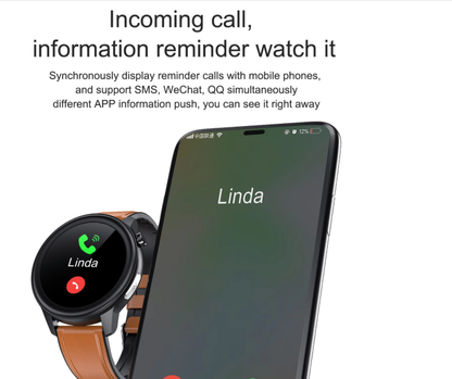 VOITHOS Smart Watch Blood Pressure Heart Rate & Body Temperature Monitor with ECG & PPG by ALL TECH ADDICT