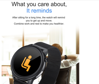 VOITHOS Smart Watch Blood Pressure Heart Rate & Body Temperature Monitor with ECG & PPG by ALL TECH ADDICT